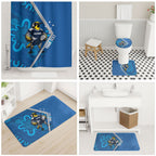 Victoria Oztag Custom Bathroom Set Helmeted Honeyeater Mascot Indigenous Art
