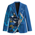 Victoria Oztag Custom Blazer Helmeted Honeyeater Mascot Indigenous Art