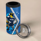 Victoria Oztag Custom 4 in 1 Can Cooler Tumbler Helmeted Honeyeater Mascot Indigenous Art