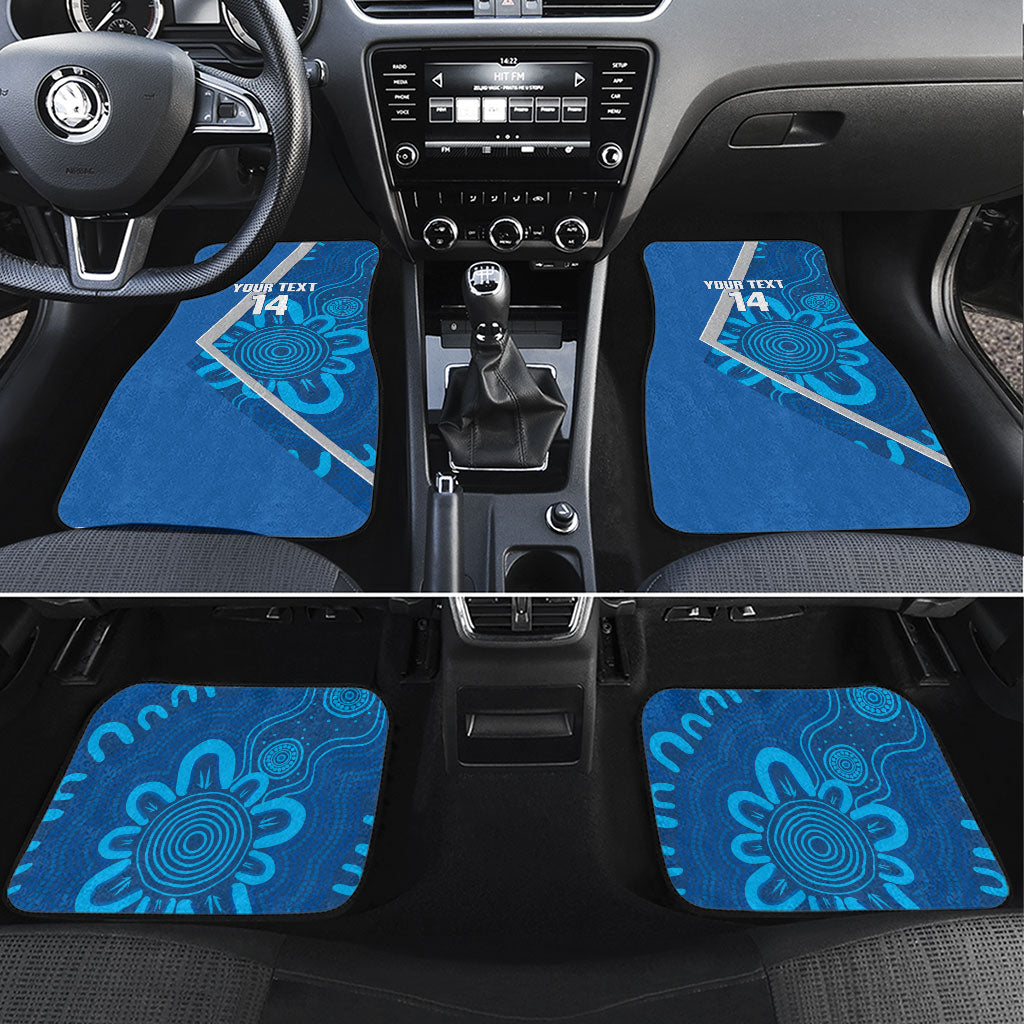 Victoria Oztag Custom Car Mats Helmeted Honeyeater Mascot Indigenous Art