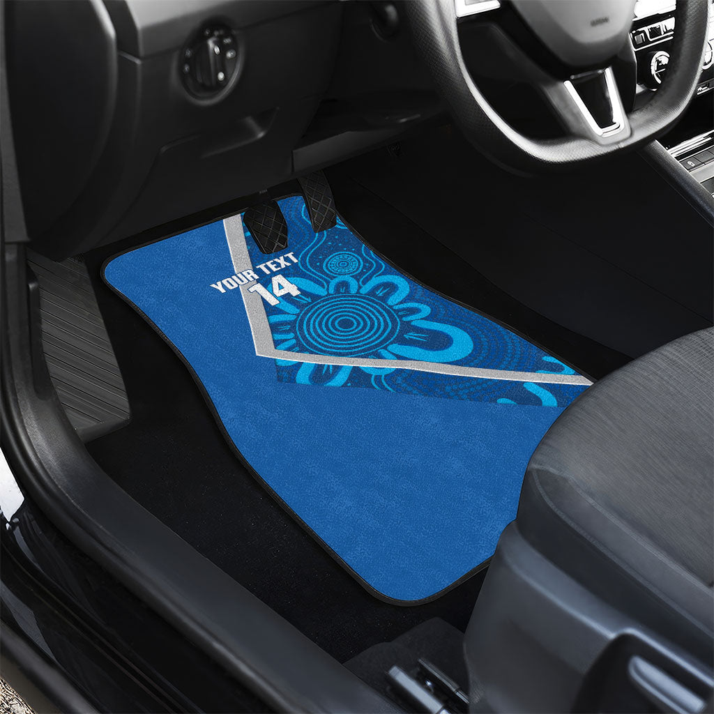 Victoria Oztag Custom Car Mats Helmeted Honeyeater Mascot Indigenous Art