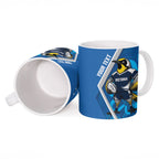 Victoria Oztag Custom Ceramic Mug Helmeted Honeyeater Mascot Indigenous Art