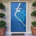 Victoria Oztag Custom Door Cover Helmeted Honeyeater Mascot Indigenous Art