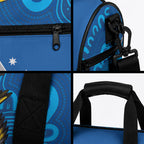 Victoria Oztag Custom Duffle Bag Helmeted Honeyeater Mascot Indigenous Art