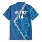 Victoria Oztag Custom Hawaiian Shirt Helmeted Honeyeater Mascot Indigenous Art