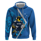 Victoria Oztag Custom Hoodie Helmeted Honeyeater Mascot Indigenous Art
