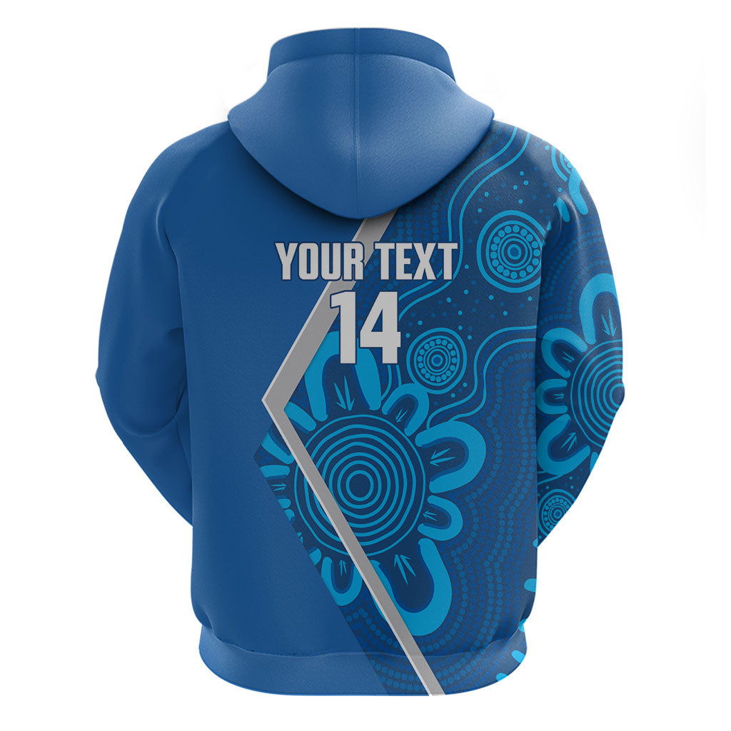 Victoria Oztag Custom Hoodie Helmeted Honeyeater Mascot Indigenous Art