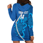 Victoria Oztag Custom Hoodie Dress Helmeted Honeyeater Mascot Indigenous Art
