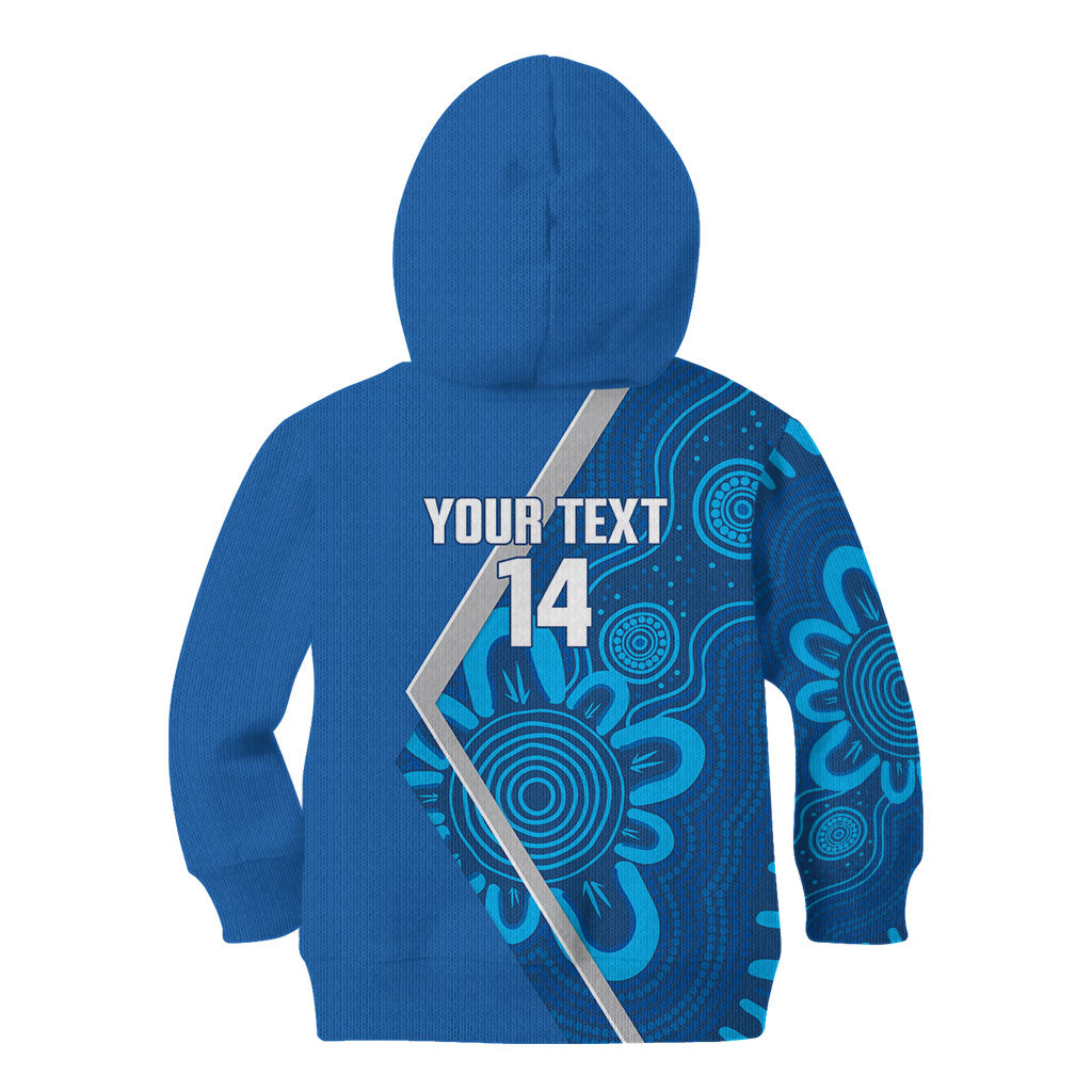 Victoria Oztag Custom Kid Hoodie Helmeted Honeyeater Mascot Indigenous Art