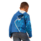 Victoria Oztag Custom Kid Hoodie Helmeted Honeyeater Mascot Indigenous Art