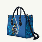 Victoria Oztag Custom Leather Bag Helmeted Honeyeater Mascot Indigenous Art