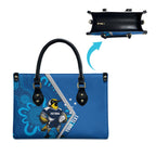 Victoria Oztag Custom Leather Bag Helmeted Honeyeater Mascot Indigenous Art