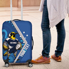 Victoria Oztag Custom Luggage Cover Helmeted Honeyeater Mascot Indigenous Art