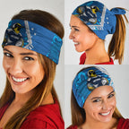 Victoria Oztag Custom Neck Gaiter Helmeted Honeyeater Mascot Indigenous Art