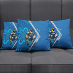 Victoria Oztag Custom Pillow Cover Helmeted Honeyeater Mascot Indigenous Art
