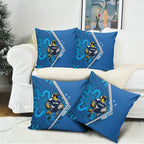 Victoria Oztag Custom Pillow Cover Helmeted Honeyeater Mascot Indigenous Art