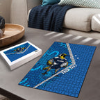 Victoria Oztag Custom Puzzle Helmeted Honeyeater Mascot Indigenous Art