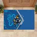 Victoria Oztag Custom Rubber Doormat Helmeted Honeyeater Mascot Indigenous Art