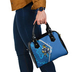 Victoria Oztag Custom Shoulder Handbag Helmeted Honeyeater Mascot Indigenous Art