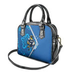 Victoria Oztag Custom Shoulder Handbag Helmeted Honeyeater Mascot Indigenous Art