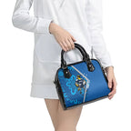 Victoria Oztag Custom Shoulder Handbag Helmeted Honeyeater Mascot Indigenous Art