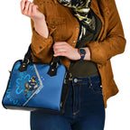 Victoria Oztag Custom Shoulder Handbag Helmeted Honeyeater Mascot Indigenous Art