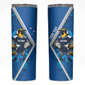 Victoria Oztag Custom Skinny Tumbler Helmeted Honeyeater Mascot Indigenous Art