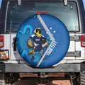 Victoria Oztag Custom Spare Tire Cover Helmeted Honeyeater Mascot Indigenous Art