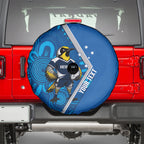 Victoria Oztag Custom Spare Tire Cover Helmeted Honeyeater Mascot Indigenous Art