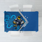Victoria Oztag Custom Tablecloth Helmeted Honeyeater Mascot Indigenous Art