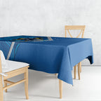 Victoria Oztag Custom Tablecloth Helmeted Honeyeater Mascot Indigenous Art