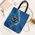 Victoria Oztag Custom Tote Bag Helmeted Honeyeater Mascot Indigenous Art