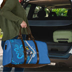 Victoria Oztag Custom Travel Bag Helmeted Honeyeater Mascot Indigenous Art