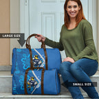 Victoria Oztag Custom Travel Bag Helmeted Honeyeater Mascot Indigenous Art