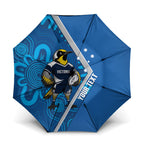 Victoria Oztag Custom Umbrella Helmeted Honeyeater Mascot Indigenous Art