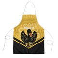 Western Australia Oztag Custom Apron WA Black Swan Indigenous Art