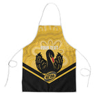 Western Australia Oztag Custom Apron WA Black Swan Indigenous Art
