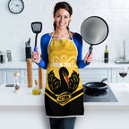 Western Australia Oztag Custom Apron WA Black Swan Indigenous Art
