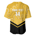 Western Australia Oztag Custom Baseball Jersey WA Black Swan Indigenous Art