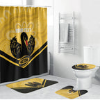 Western Australia Oztag Custom Bathroom Set WA Black Swan Indigenous Art