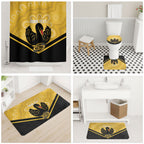 Western Australia Oztag Custom Bathroom Set WA Black Swan Indigenous Art