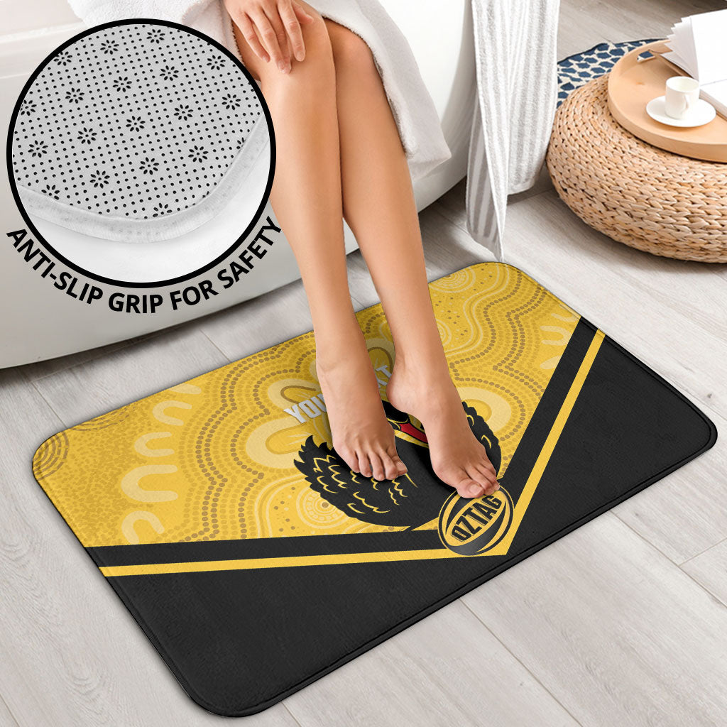 Western Australia Oztag Custom Bathroom Set WA Black Swan Indigenous Art