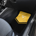 Western Australia Oztag Custom Car Mats WA Black Swan Indigenous Art