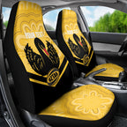 Western Australia Oztag Custom Car Seat Cover WA Black Swan Indigenous Art