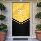 Western Australia Oztag Custom Door Cover WA Black Swan Indigenous Art