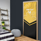 Western Australia Oztag Custom Door Cover WA Black Swan Indigenous Art