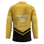 Western Australia Oztag Custom Hockey Jersey WA Black Swan Indigenous Art
