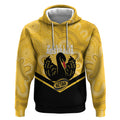 Western Australia Oztag Custom Hoodie WA Black Swan Indigenous Art