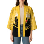 Western Australia Oztag Custom Kimono WA Black Swan Indigenous Art