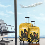 Western Australia Oztag Custom Luggage Cover WA Black Swan Indigenous Art